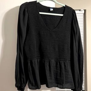 Black blouse. Very beautiful. Worn twice